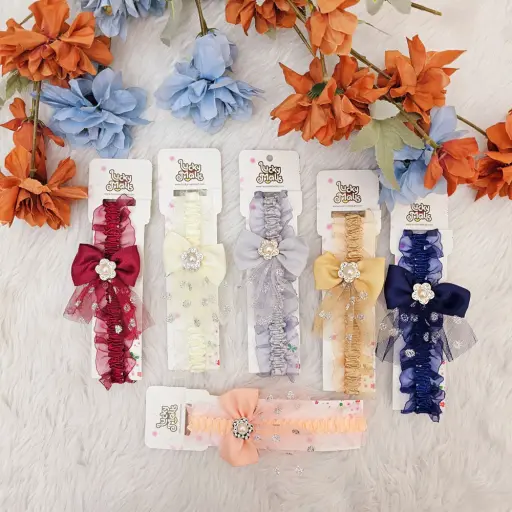 Baby Girl Bow Knot Style Headband (pack of 6)