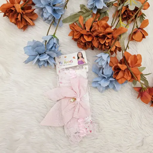 Baby Girl Butterfly Bow With Pearl Hanging  (6)