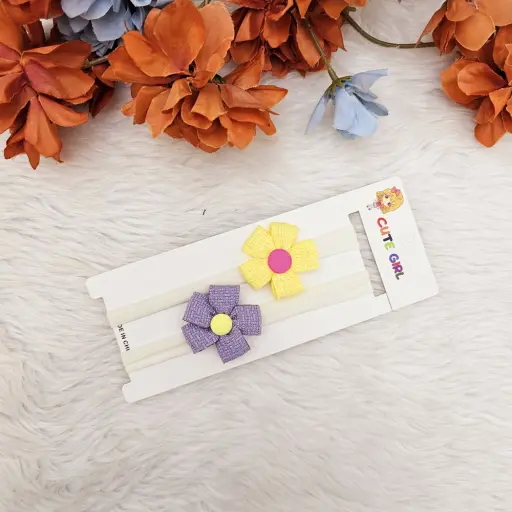 Baby Girl Floral Design Headbands (pack of 2)