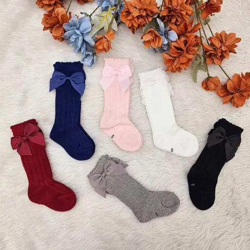 Baby Girl Knee High Socks Toddlers Breathable Mesh Sock 