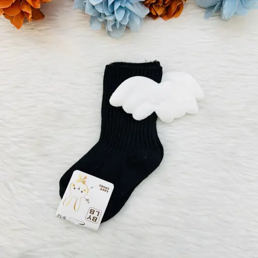 Baby Girl Knitted Angel Wing Socks 5