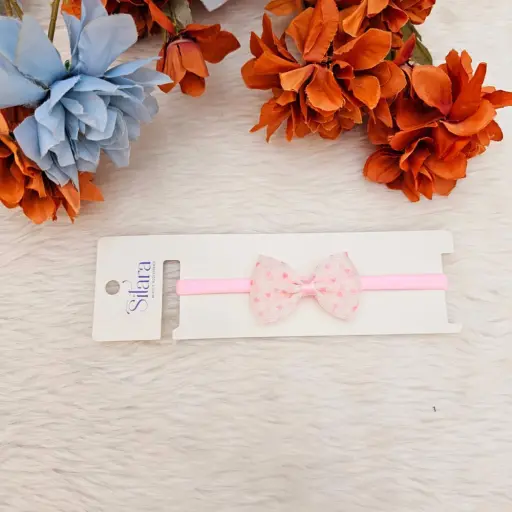 Baby Girl Printed Colorful Bow Headband Fie babies (2)