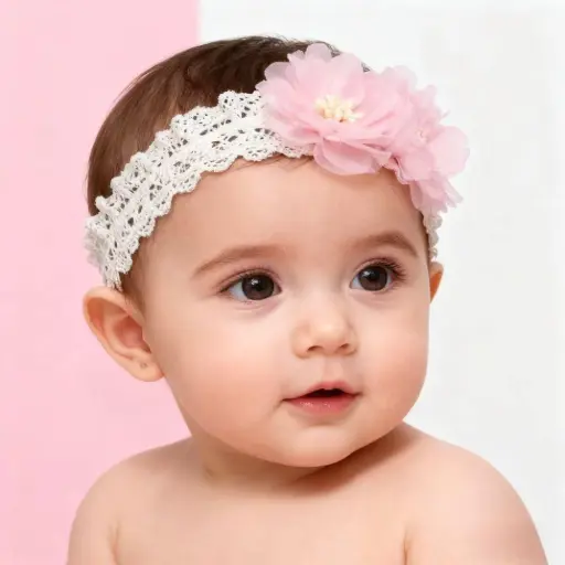 Baby Headband Adorable Lace Hair Accessory for Babies Floral Baby Headwear Baby Headband Adorable Lace Hair Accessory for Babies Floral Baby Headwear