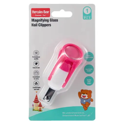 Baby Nail Clippers with Magnifying Glass Stainless Steel Childrens Nail Clippers
