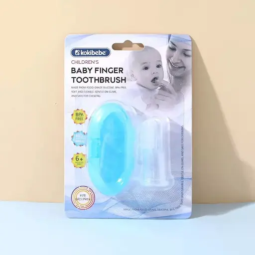 Cute Baby Finger Toothbrush With Box 2
