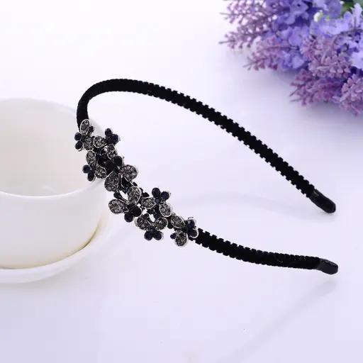 Diamond Pearl Hair Hoop Latest Design Headband 3