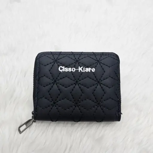 Fashionable PU Leather Wristlet Id Card Mini Short Purse 2