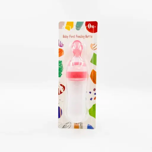 Free Food Grade Silicone Milk Bottle Extrusion Spoon Suction Cup Set