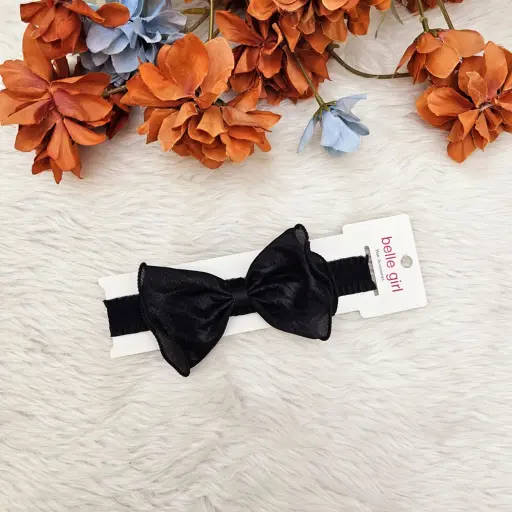 Girl Premium Baby Hairband with Sparkle Bow   Comfortable and Stylish