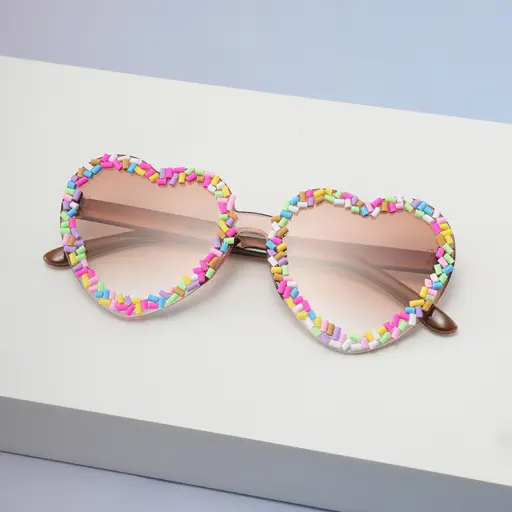 Heart Shaped Candy Colored Babies Googles (5)