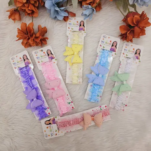 Kids Colorful Childrens Cute Bow Headband