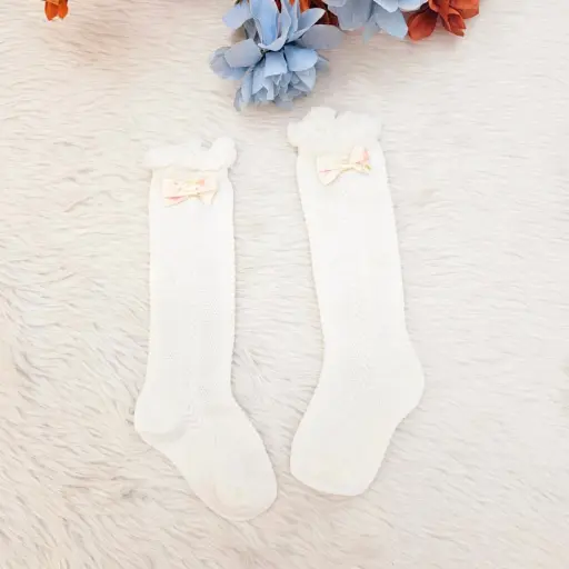 Mesh Stocking Knee High Breathable Summer Stockings Cartoon Baby Stockings  (2)