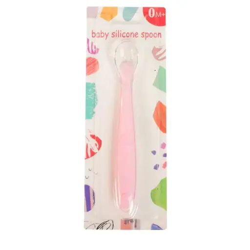 Newborn Soft Food Grade Silicone Baby Spoons 2 1