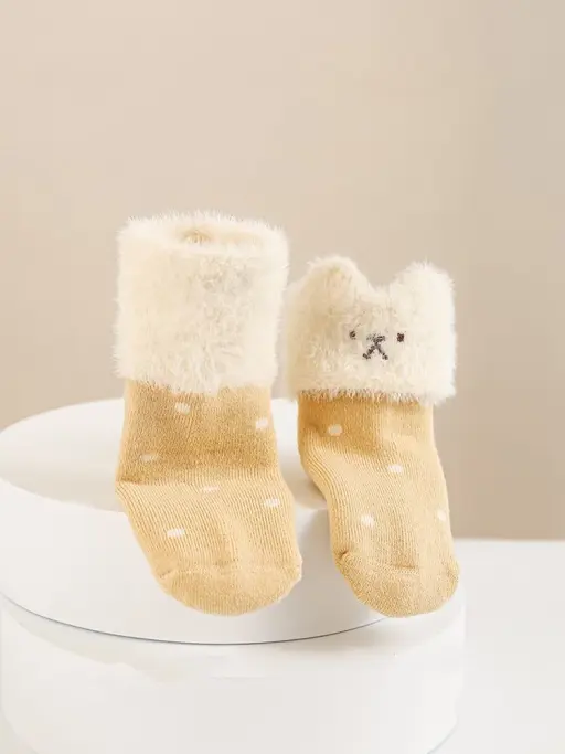 Newborns Socks Thickened and Velvet Warm Socks for Infants 1 Newborns Socks Thickened and Velvet Warm Socks for Infants 1