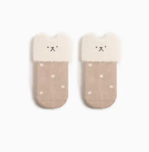 Newborns Socks Thickened and Velvet Warm Socks for Infants