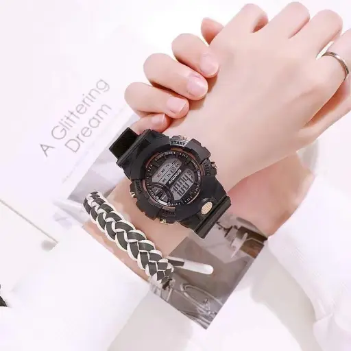 Silicone Band Children Waterproof Girls Boys Digital Watch