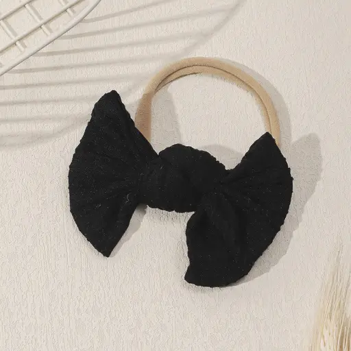 Stretchy Nylon Hairbands for Newborn Infant Toddler Kids (6)