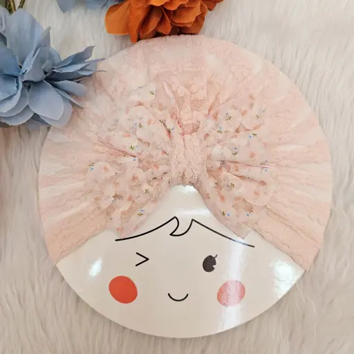 Super Stretchable Stylish Printed Turban For Newborn  (6)