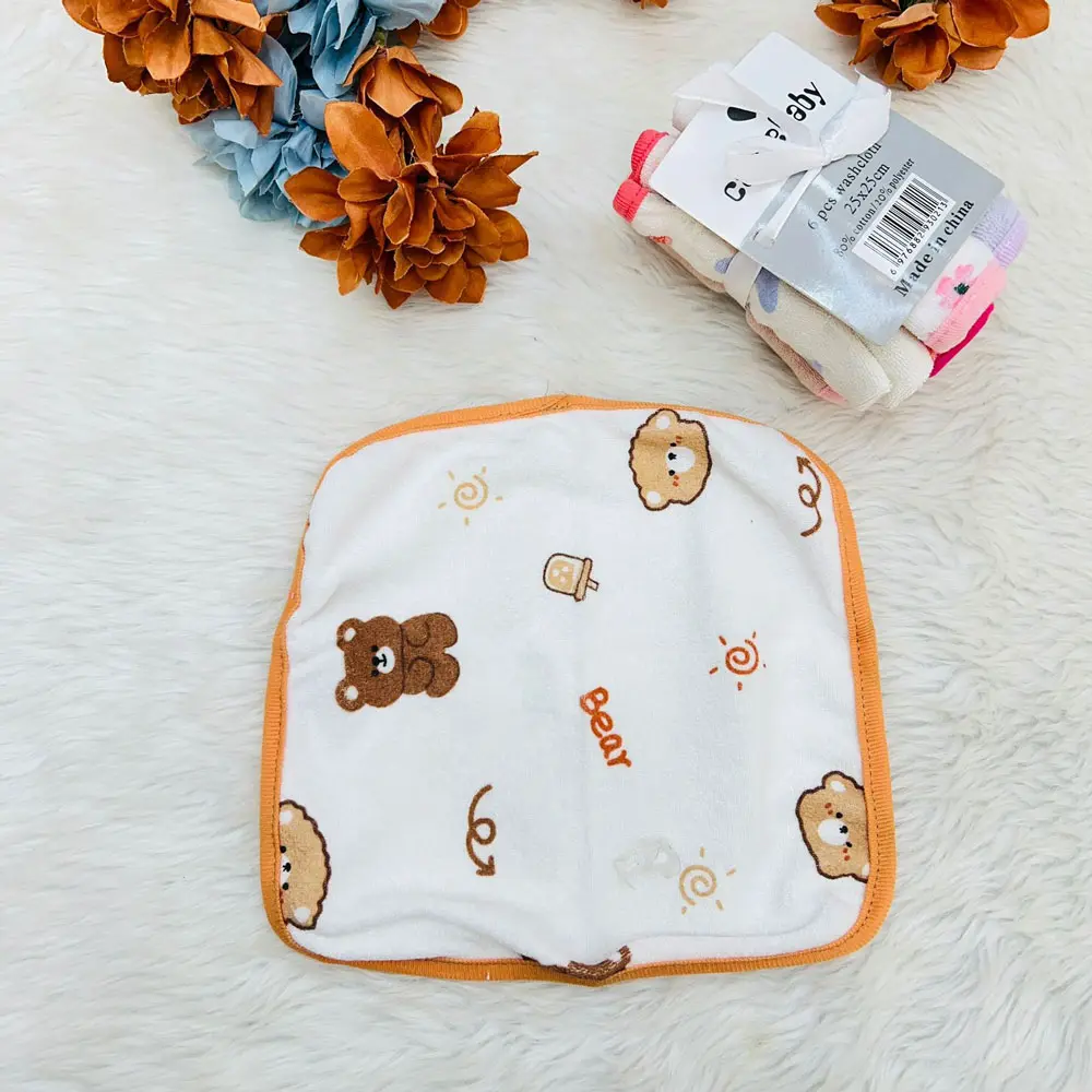 100 Organic Newborn Baby Towel Face Cotton Towels