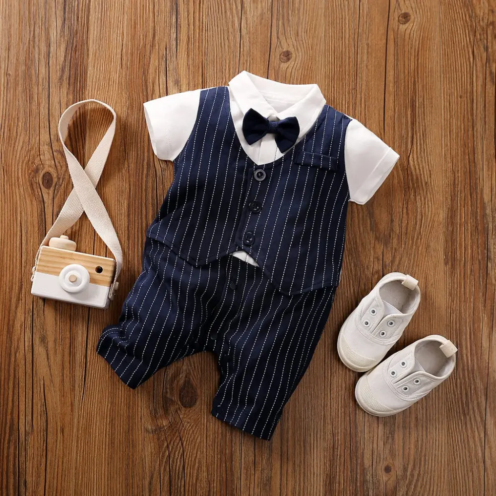 Baby Boys Suit Gentlemans Canonicals Romper