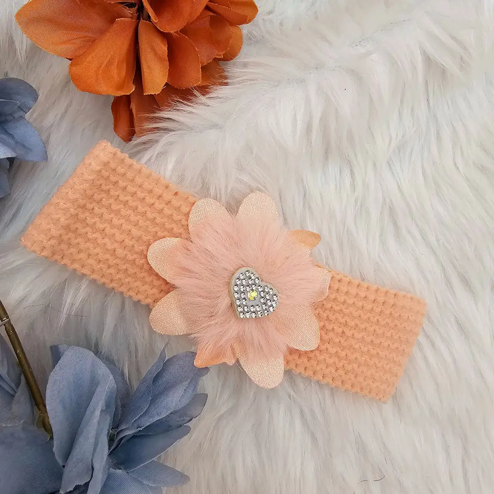 Baby Girl Lace Headbands Hairbands Hair Bows (4)