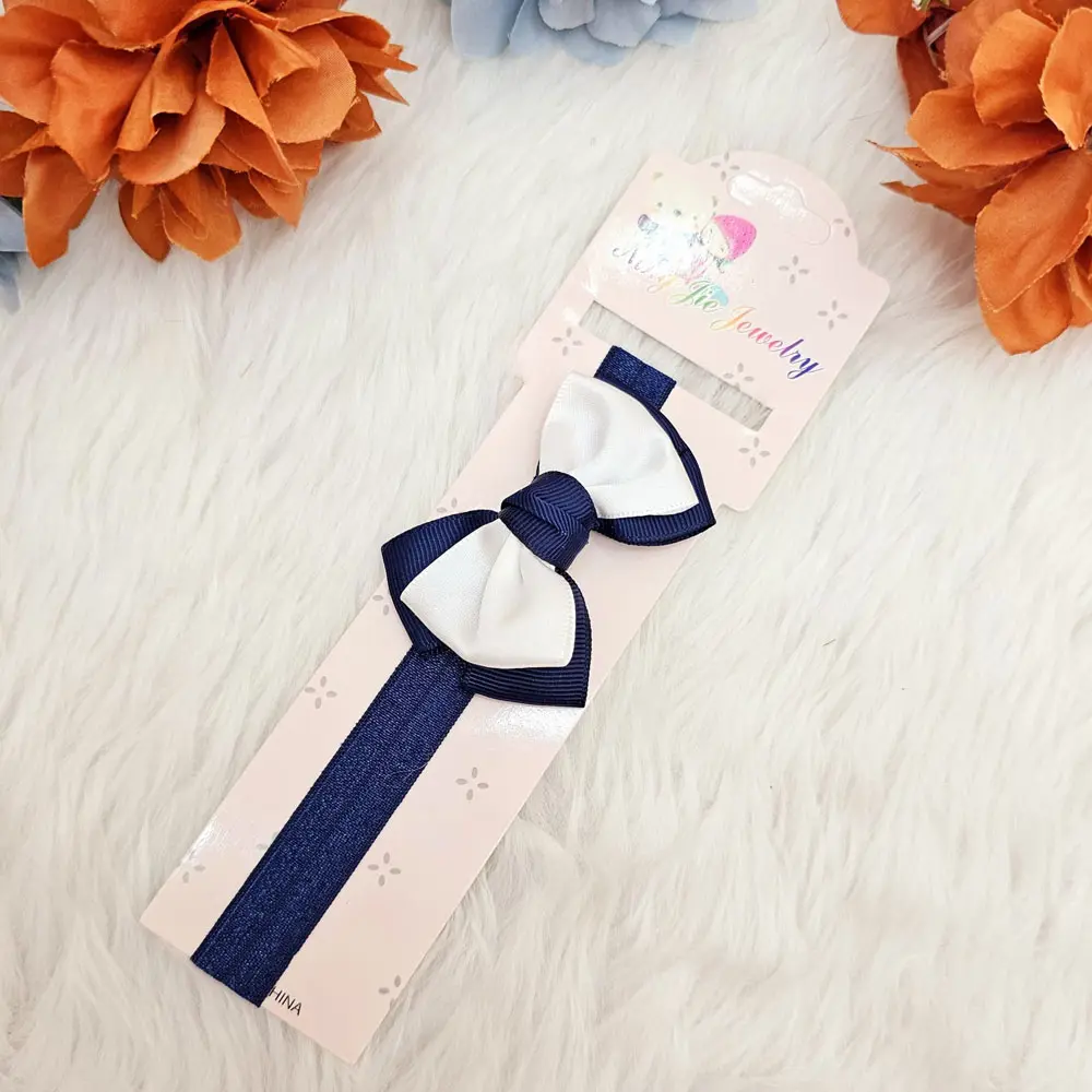 Baby Girl Multicolor Bow Design Headband (Pack of 6) (3)