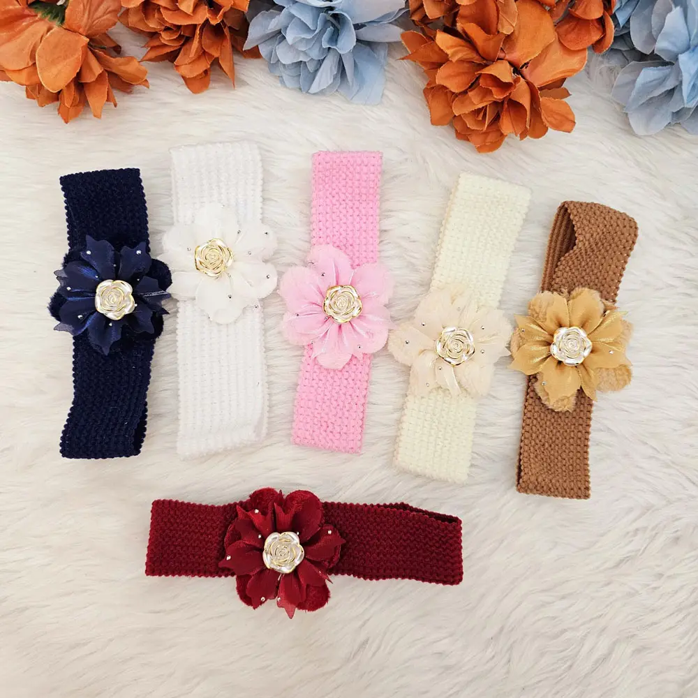 Baby Girl Multicolor Headband Set (Pack of 6)