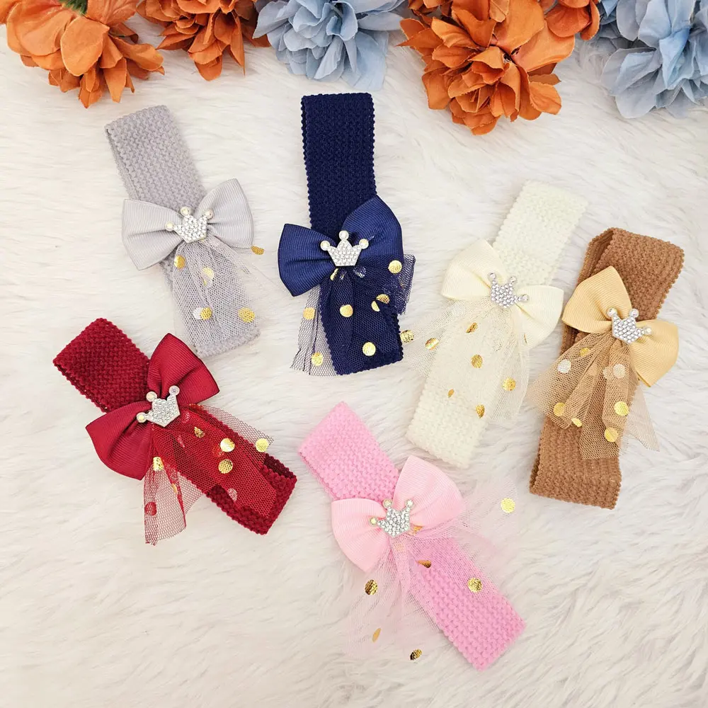 Baby Girl Stylish Different colored Headband Set (Pack of 6)