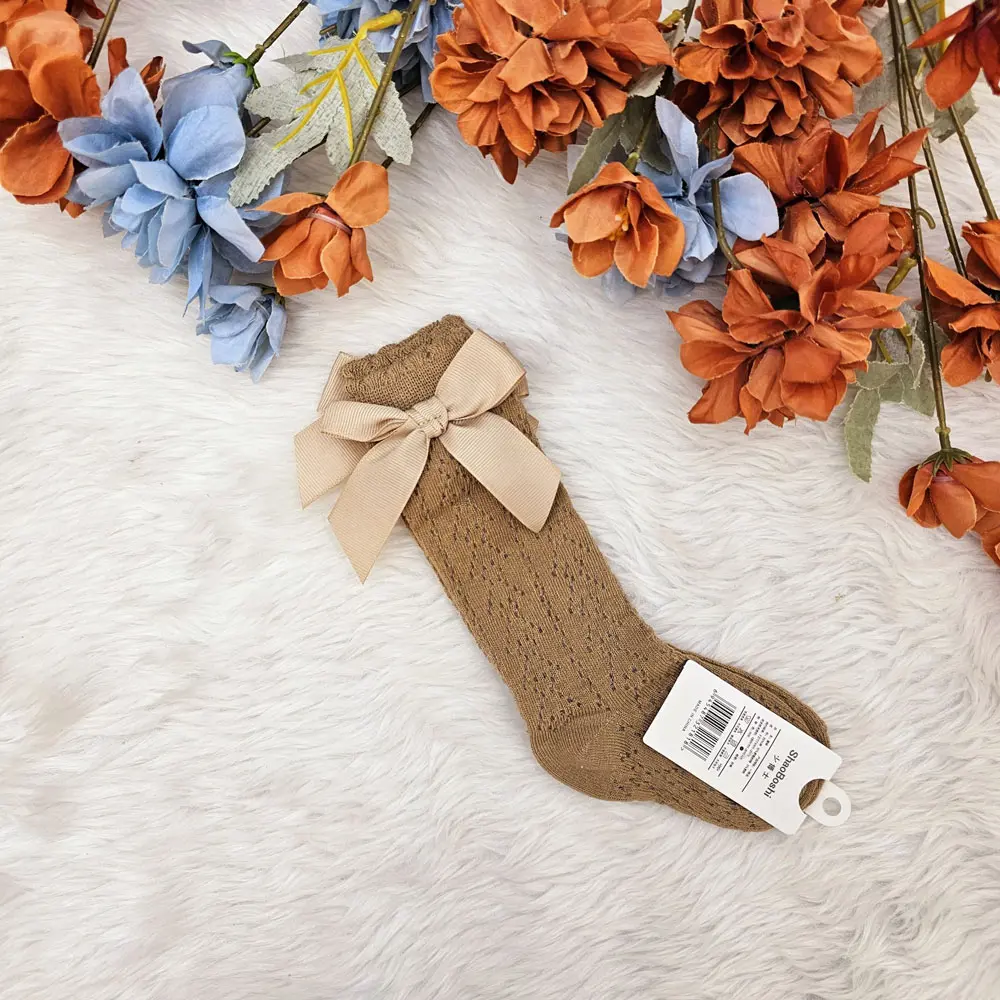 Baby Girls Solid Knee High Socks