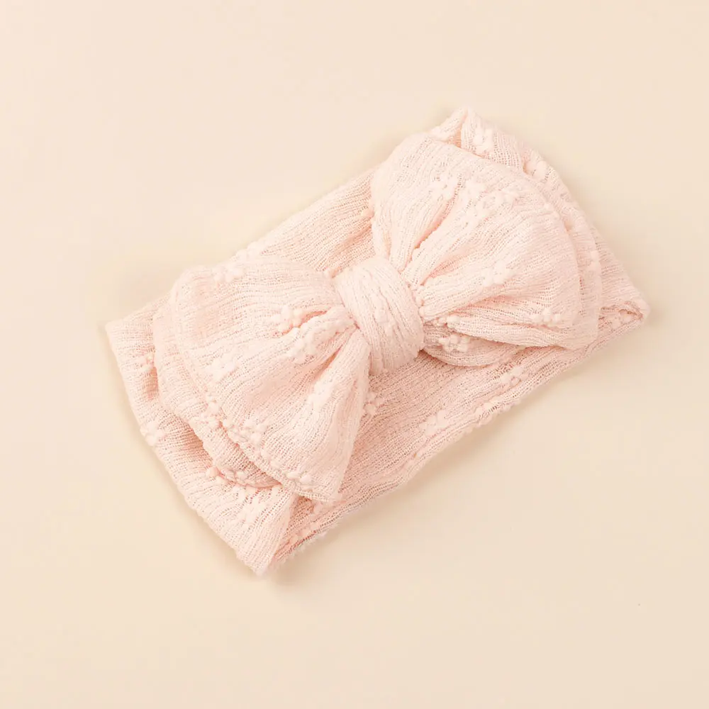Breathable Baby Mesh Headband Top Knot Bow Headband