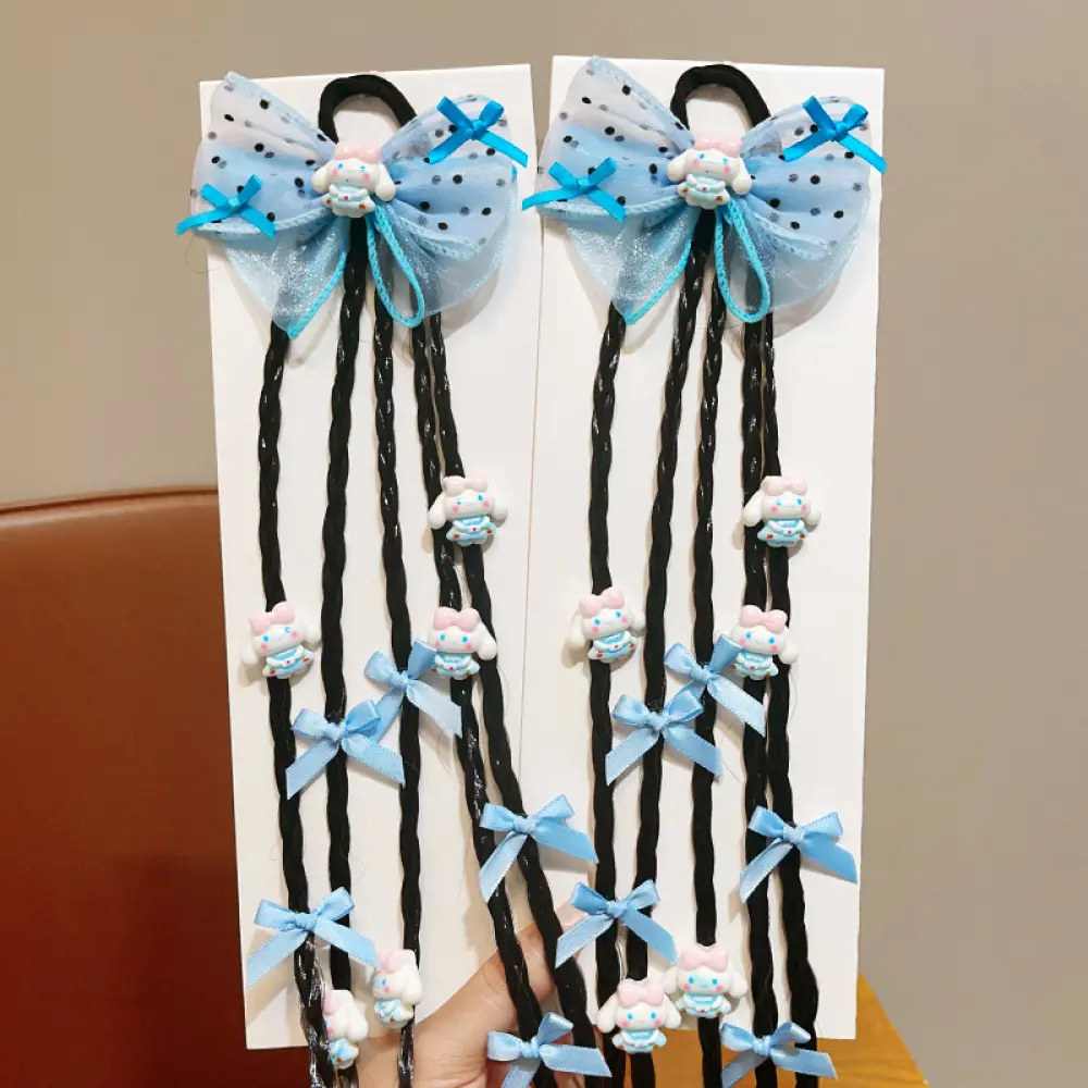 Children Hairbands Butterfly Wigs Braids Fairy Hair Clips