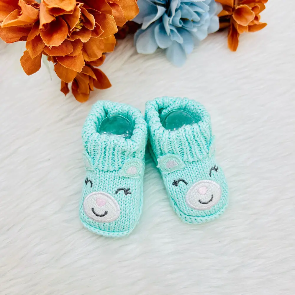Crochet Newborn Baby Shoes