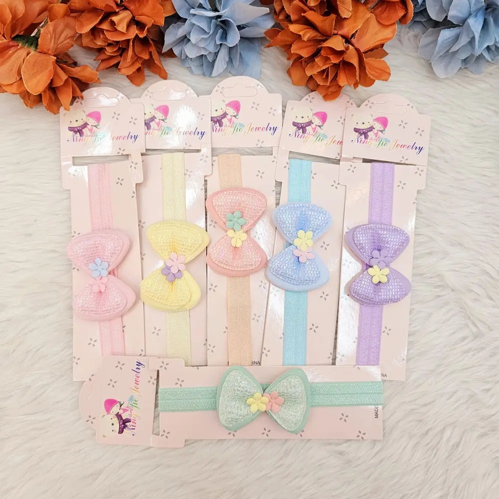 Cute Stylish Baby Girl Headband In Pastel Color(Pack of 6) (4)
