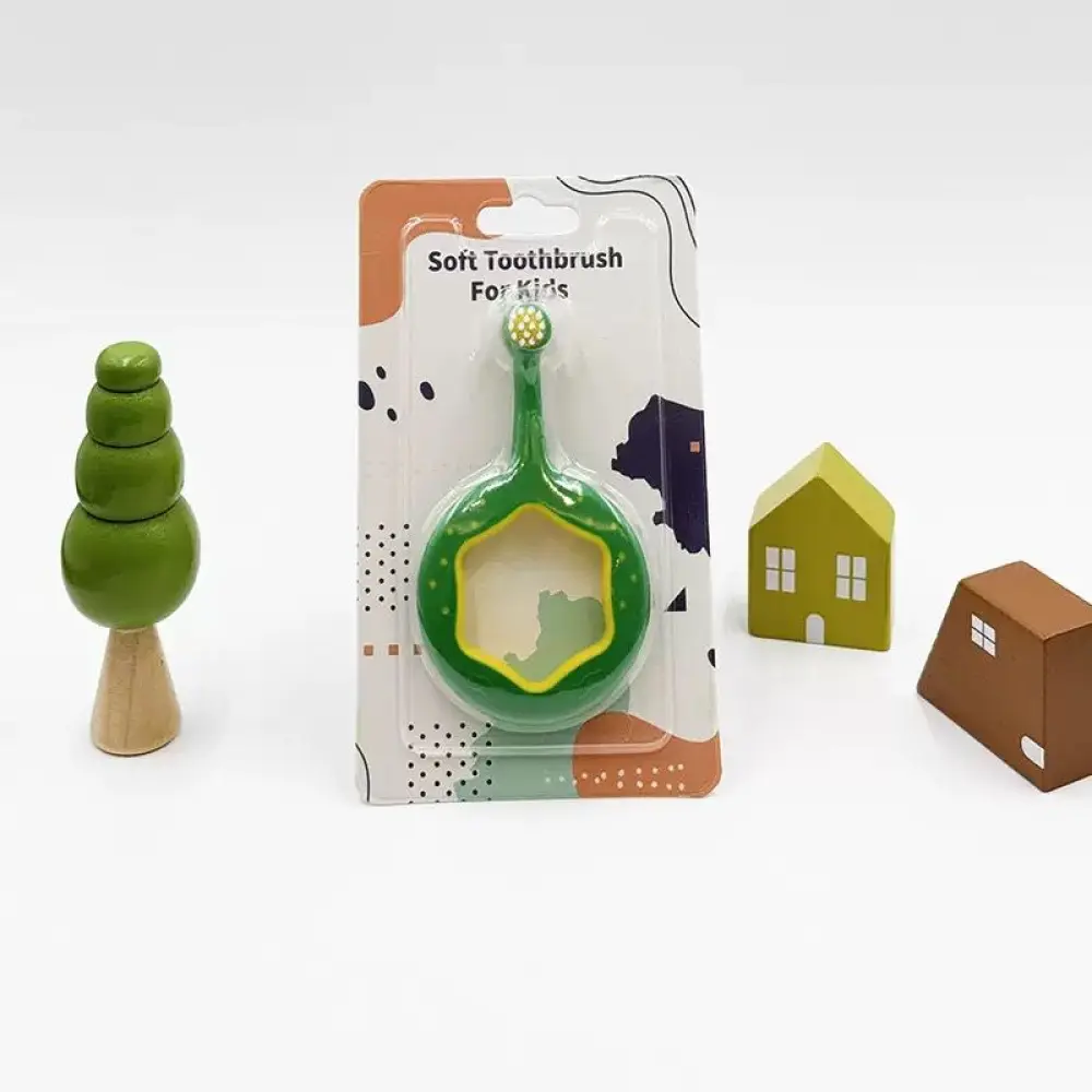 Kids Soft Bristles Toothbrush Easy to Grip Infant Toothbrush With Handle 3