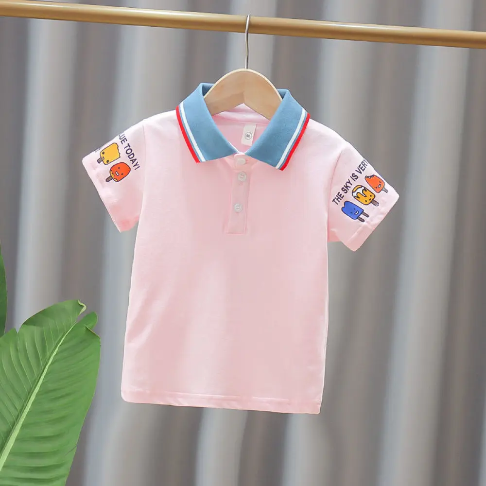 Little Baby Boys Short Sleeve Polo T-Shirt