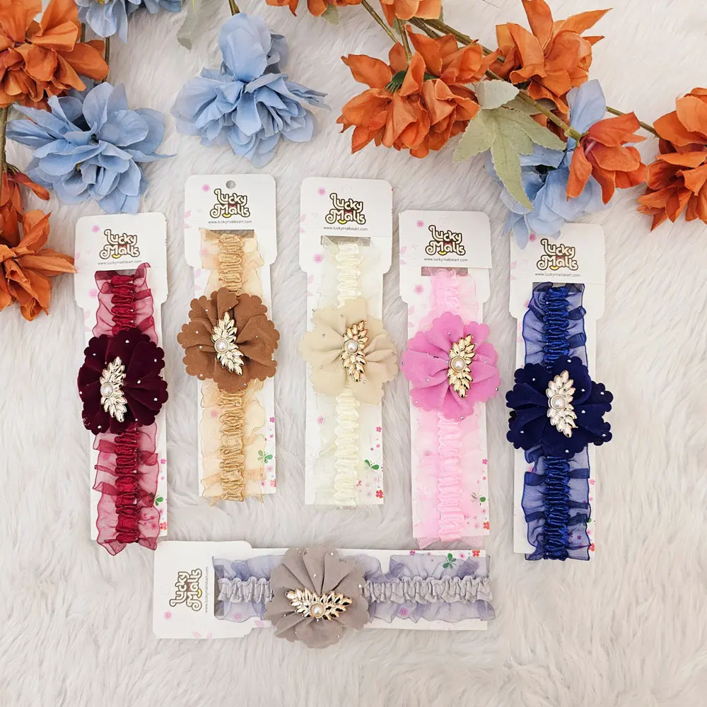 Multicolor Stylish And New Headband For Baby girl (pack of 6) 
