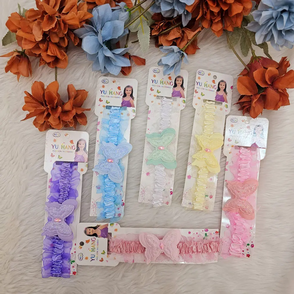 Multicolored Butterfly Designed Cute Headband For Little One