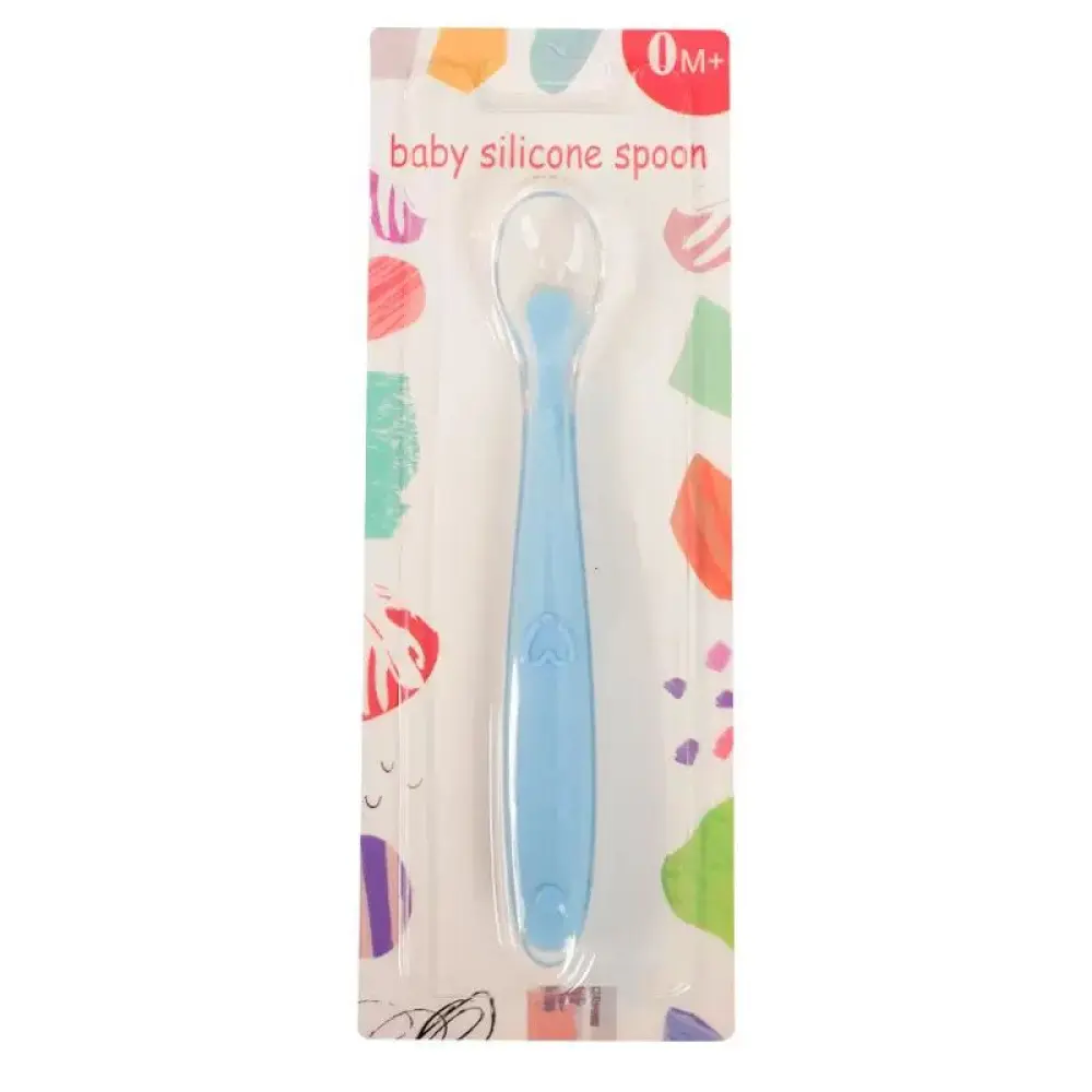 Newborn Soft Food Grade Silicone Baby Spoons