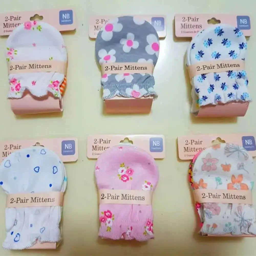 Random color Newborn Two Different Printed Socks pack of 2