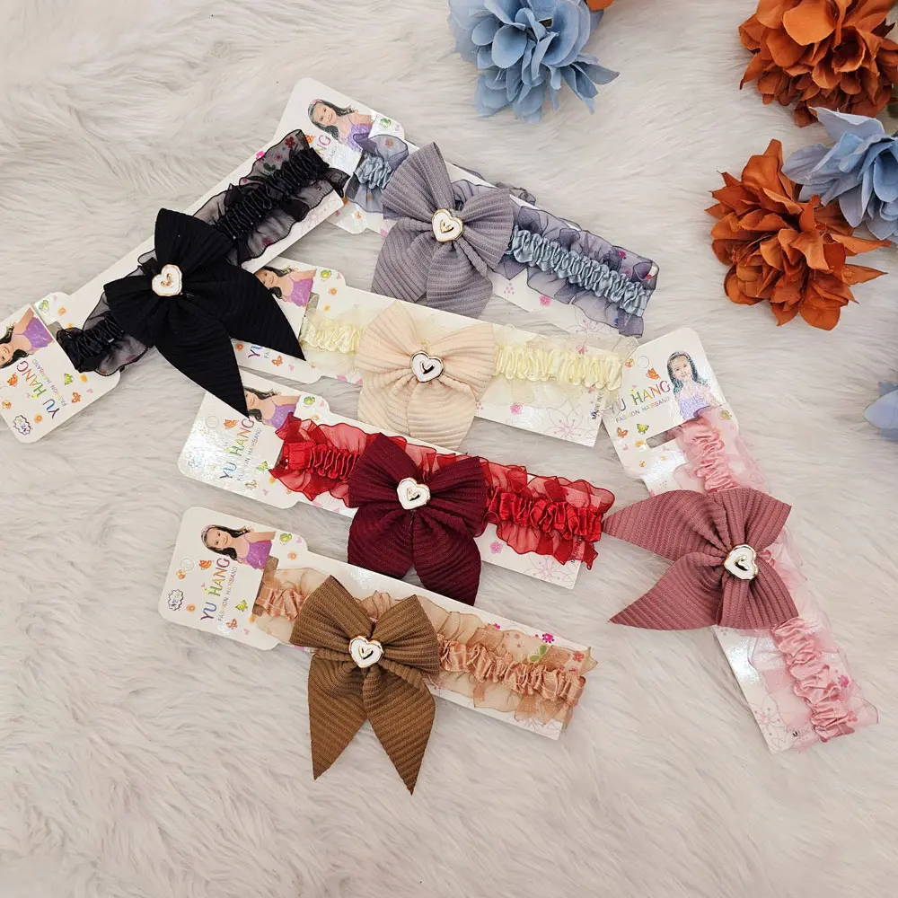 Stylish And Stretchable Multicolored Headband set (pack of 6)