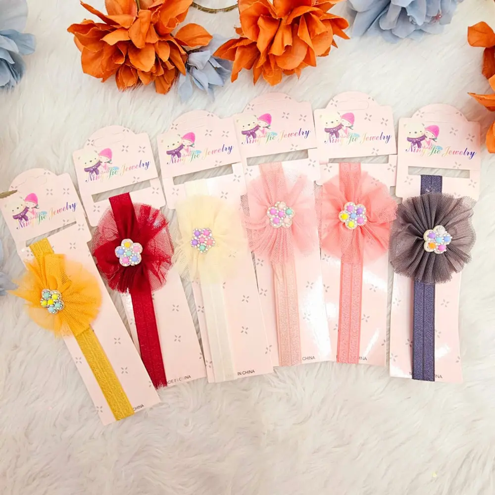Stylish Floral Design Multicolor Headband For Baby Girl (6)
