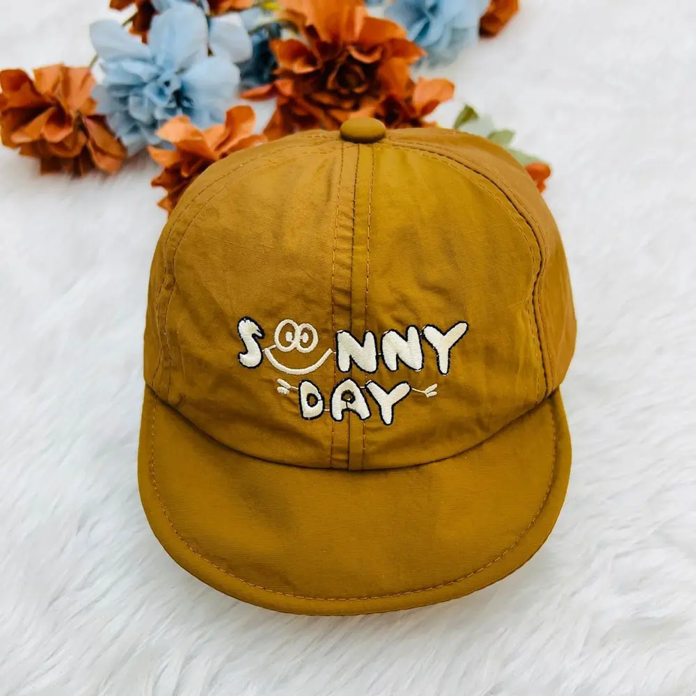 Sunny Day Embroidered Kids Baseball Cap