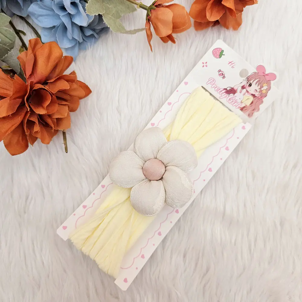 Super Stretchy Nylon Hairbands For Newborn Infant Toddler Baby Girls (6)
