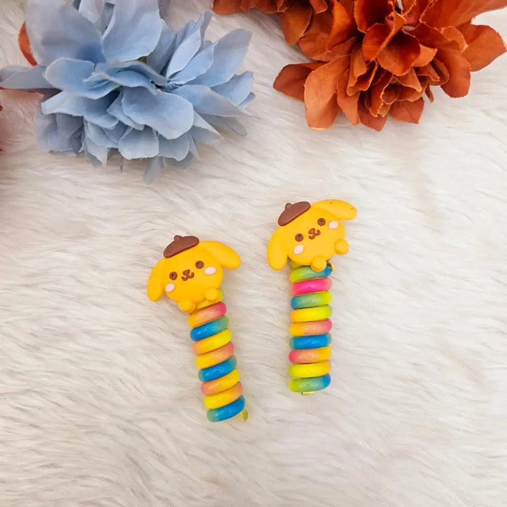 Wire Elastic Hair Band ties For Girls Kids Cartoon Accessories  (3)
