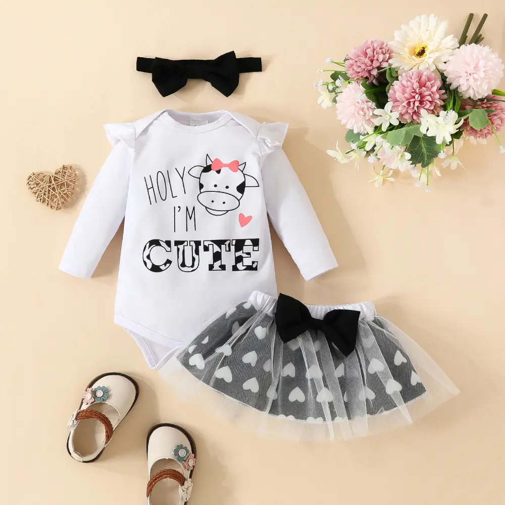 long-sleeved mesh skirt For baby