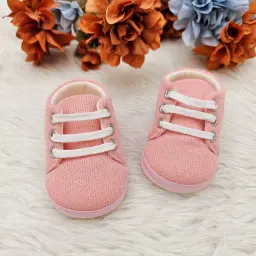 Baby Boys Girls Shoes Lace Up Leather Infant Sneakers Crib Shoes 2