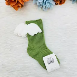 Baby Girl Knitted Angel Wing Socks