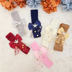 Baby Girl Stylish Different colored Headband Set (Pack of 6)