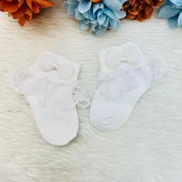 Baby Girls Ankle Length Frill Socks 3