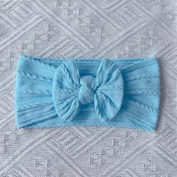 Baby Girls Jacquard Soft Nylon Headbands Newborn Kids 0 3 Years 